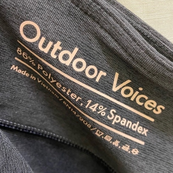 2 pair blue black outdoor voices leggings size xs - Picture 8 of 16